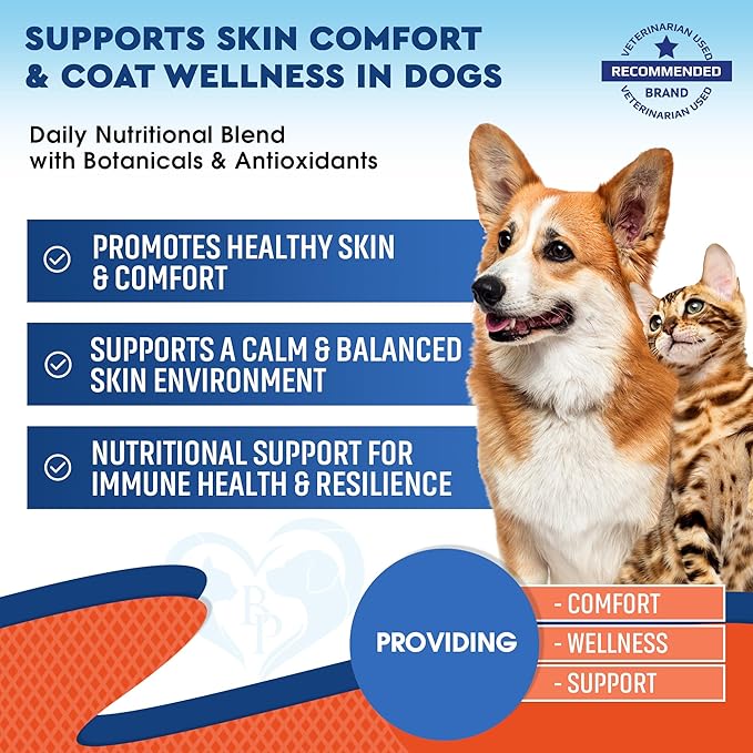 Natural Cats & Dogs Yeast Infection Anti Itch Treatment - Itchy Ears, Skin & Allergy Symptoms Relief - Reduces Inflammation & Relieves Irritation - Herbal Medicine Supplement Drops