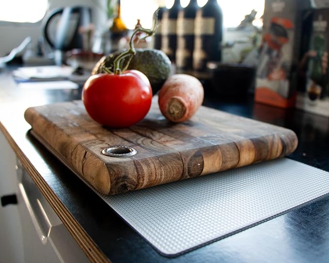 CatTongue Grips Non-Adhesive Anti-Slip Mat - Multi-Purpose Non-Slip Pad for Countertops, Desks, Tables & Workspaces - Ideal Desk Mat, Drawer Liner, Laptop Pad & More (Clear, 8” x 12”)