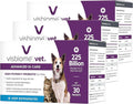 Visbiome® Vet Advanced GI Care Probiotic for Dogs & Cats – 225B CFU, 8-Strain Formula – Veterinarian Recommended, Clean Label Certified – 90 Packets