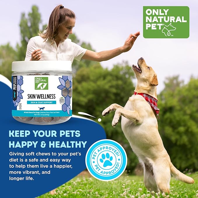 Only Natural Pet Skin Wellness Soft Chew 60 Count