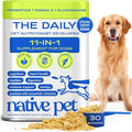 Native Pet Dog Vitamins & Supplements - 11-in-1 Multivitamin Powder for Dogs Food Topper - Collagen, Glucosamine, Probiotics, Omega & More- Supports Healthy Gut, Mobility & Overall Health -30 Scoops