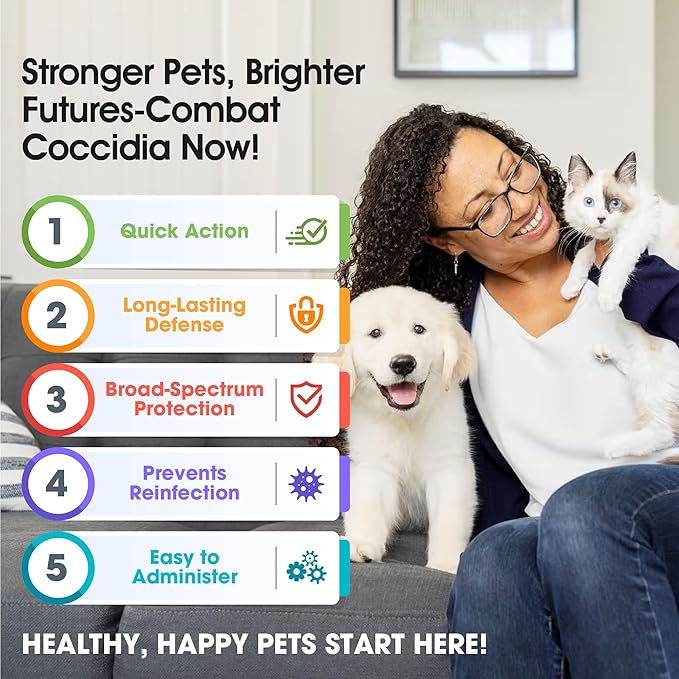 Toltrazuril 5.0% for Cats and Dogs - 120mls / 4oz- Vanilla Flavour - Giarcidia Toltra Pro