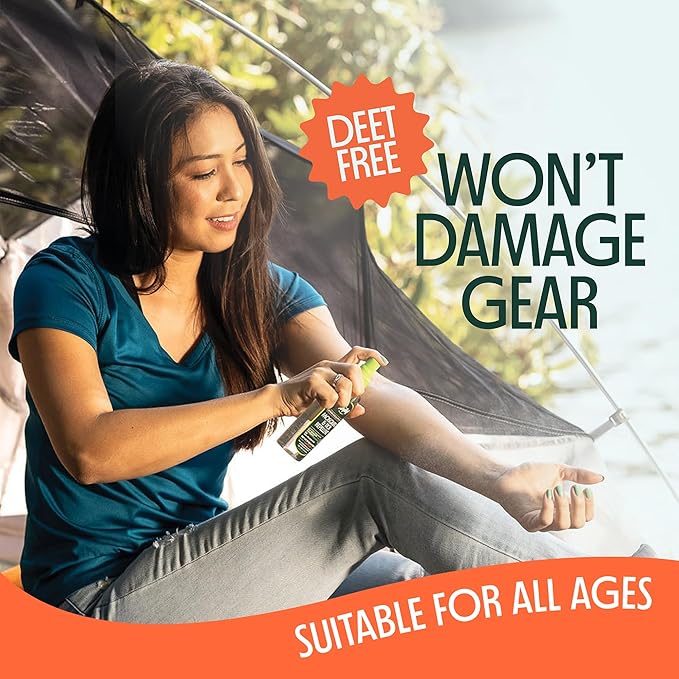 Murphy's Naturals Mosquito & Tick Bug Repellent Spray, Oil of Lemon Eucalyptus for Skin + Outdoor Gear, DEET-Free, 4 Ounce Pump, 2-Pack