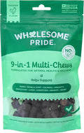 Wholesome Pride 9-in-1 Dog Multifunctional Soft Chews – Joint Pain Relief, Hip & Joint Support, Immune, Skin, Gut, Heart, Brain Health – Glucosamine, MSM, Chondroitin – 90 Chews