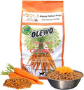 Olewo Original Carrots for Dogs – Fiber for Perfect Poop, Dehydrated Dog Food Toppers for Picky Eaters, Natural Skin & Coat Support, Multivitamin, Probiotics for Digestive & Gut Health, 1 lb