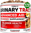Dog UTI Treatment - 170 Treats - Cranberry Supplement for Dogs - Bladder Control - Urinary Tract Infection Treatment - UTI Medicine Multivitamin - Vitamins and Supplements - Made in USA