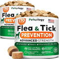 (2 Pack) Flea and Tick Prevention for Dogs Pills - 340 Chews - Natural Dog Flea & Tick Control - Oral Defense Treatment for Dogs Supplement - Vet Formulated - All Breeds & Ages - Made in USA